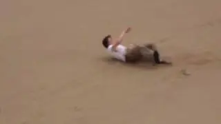 Crazy Polish guy in Iran : dasht e kavir desert