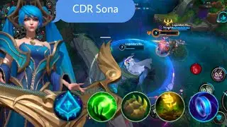 CDR Build Sona Support / Sona Gameplay S12