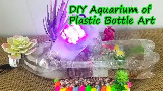 Bottle aquarium & filter for mini fish tank | DIY aquarium of plastic bottle art
