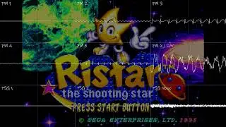 Ristar - Sega Genesis - OST - Bonus Stage 2 - Ready... Go - SMPS - Osciliscope view