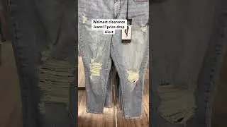 🔥PRICE DROP ALERT🔥Walmart clearance jeans‼️ #walmartfinds #couponing #shortsvideo