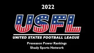 USFL Preseason Power Rankings final