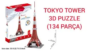 JAPONYA'NIN EN YÜKSEK İKİNCİ YAPISI!! TOKYO TOWER 3D PUZZLE