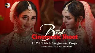 #Bride Cinematic Shoot  | Student Work |  AMAN | Bride Makeup shoot | Patna Bihar .