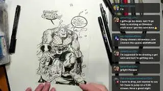 LIVE DRAWING Ep. 173 - Working on Stretch Goals, Early Bird Sketches & See the Zine! - 12/10/2025