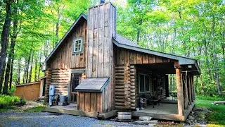 Rustic Woodland Log Cabin Rental near Deep Creek Lake | Lovely Tiny House