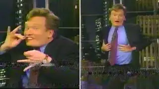 Possessed Audience Member Takes Control Over Conan - Late Night With Conan O'Brien (1998)