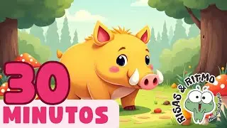 Jabato el Jabal&iacute; 🐗 Chapoteando en el barro | Canciones infantiles animadas