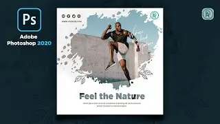 How to Create Social Media Post (Instagram) (Whatsapp) | #1 Adobe Photoshop Tutorial