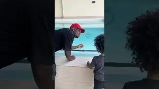 Dad Gets Mad At Son For Putting Muffin In The Pool #shorts
