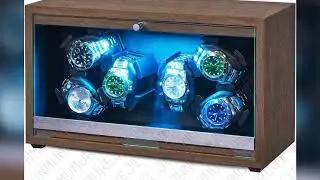 #6 Slots / 3 Slots Watch Winder for Automatic Watches Storage Box Automatic Winder Use USB Cable Ma