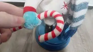 Gemmy Animated Christmas Mini Blue  Booty Shaking Snowman 