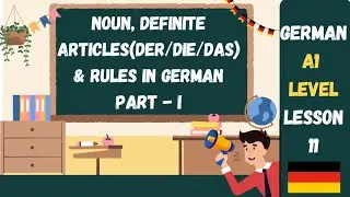 Learn German in Nepali-Level A1-Article & Rules (Bestimmte Artikel: Der/Die/Das and Rules)-Lesson 11