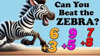 Test Your Addition Math Facts Skills! Can Wild Animals Add Faster Than You?