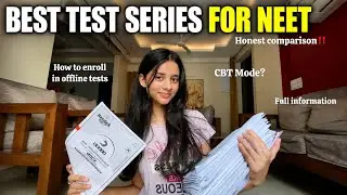 Best Test Series for NEET👩🏻‍⚕️📚|honest review,how to enroll in offline tests,CBT Mode,Price🩺