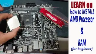 Pisonet Build Part 2.  Installing AMD processor and RAM for Beginner.