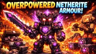 Creating GOD LEVEL ARMOR in Minecraft Survival 🛡️🔥