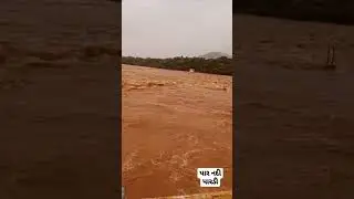 flood like situation in par nadi river near pardi #valsad#monsoon