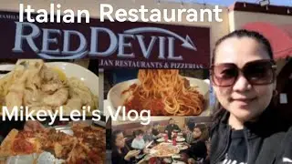 Red Devil Italian Restaurant AZ / MikeyLei's Vlog