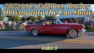 2022 AACA Fall Meet, Hershey Driving into the Car Show  Video 5