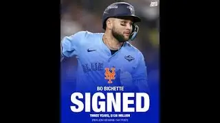 Mets Sign Bo Bichette!!!!