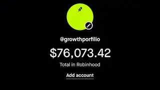 Update Broke 76K In Robinhood