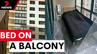 Sydney&rsquo;s rental crisis reaches new highest, with a bed on a balcony listed for rent | 7NEWS