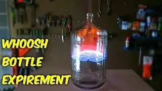 Giant Whoosh Bottle Experiment with 70% and 95% Alcohol
