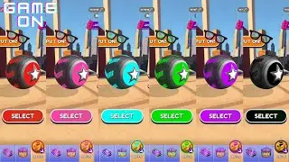 Going Balls Arrow Ball of 6 different colors red pink blue ANdroid / Ios Gameplay Super SpeedRun