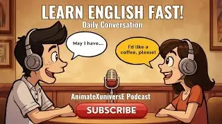 Learn English Conversation at a Coffee shop | Simple Daily English 