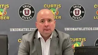 Clarkson men's hockey beats Union 5-1: Garnet Chargers coach Josh Hauge