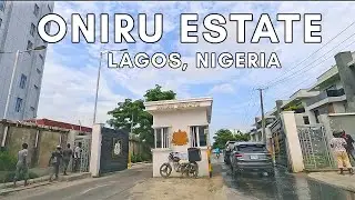 Lagos Driving Tour, Nigeria. Exploring Oniru Estate  4K