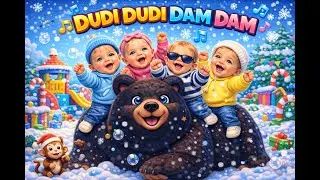 🎶 Dudi Dudi Dam Dam | Dubi Dubi Dam Dam 🧒🎵 | AI Kids Dance Rhyme Video