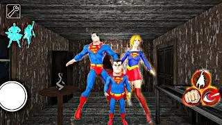 Playing As Superman & Supergirl In Granny 1 😱 (full horror gameplay) 