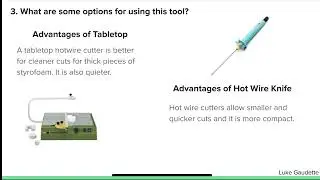 Hot wire cutter safety presentation - Luke Gaudette & Matthew Boykin