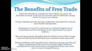 The impact of free trade on efficiency