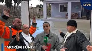 “Morëm fund”! Rrëqethëse, banorët: Mora babën në krahë për spital, uji u fut në shtëpi… Alarmi