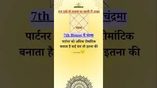 Planets In 7th House | सातवें घर में चंद्रमा | Sun | Rahu | Shani | Mangal | Budh | Jupiter | Ketu