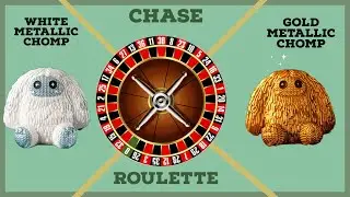 Abominable Toys x Handmade By Robots White & Gold Metallic Chomp Roulette | Plastic Empire Store