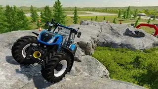 Farming Simulator 22 - Wykładowcy i fani kamieni feat Iceman52787 & Monte Gra || Rock Crawl