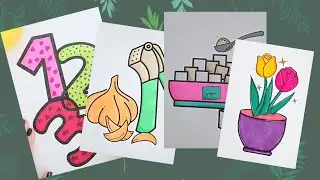 Relaxing ASMR Coloring Video 