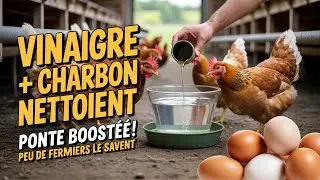 Vinaigre et charbon   le duo qui nettoie les intestins des poules pour une meilleure ponte