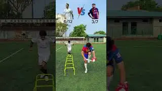Ronaldo&rsquo;s Hurdle Hustle 🟡 vs Messi&rsquo;s Shirt Trick 🎽⚽ &ndash; Who completes first? ⏱🔥#football #ronaldo