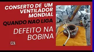 como consertar um ventilador quando ele prara, e lubrificar da maneira correta.