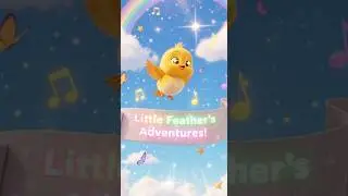 Little Feather&rsquo;s Snack Attack! 🍓 | Funny Worm Chase Rhyme for Kids | Preschool Shorts #nurseryrhymes