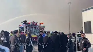NYPD evidence warehouse fire goes to a 3rd alarm