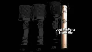 Drum Recording with MicParts Snare Mic SDC soloed