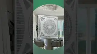 False Ceiling Fan - 2x2 Box type ceiling fan for false ceiling with remote control - Rico Fans
