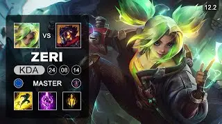 Zeri Mid vs Viktor - EUW Master - Season 12 Patch 12.2