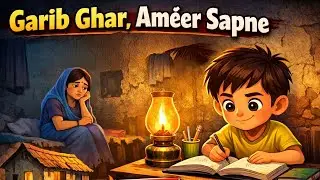 गरीब घर और बड़े सपने 🛌🕶️ #trending #video #cartoon #story 